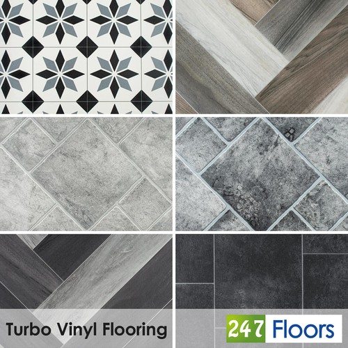 Vinyl flooring lino turbo - vinyl,